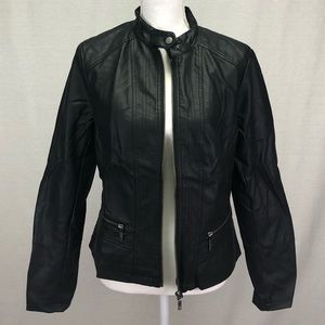 Bernardo Black Moto Jacket